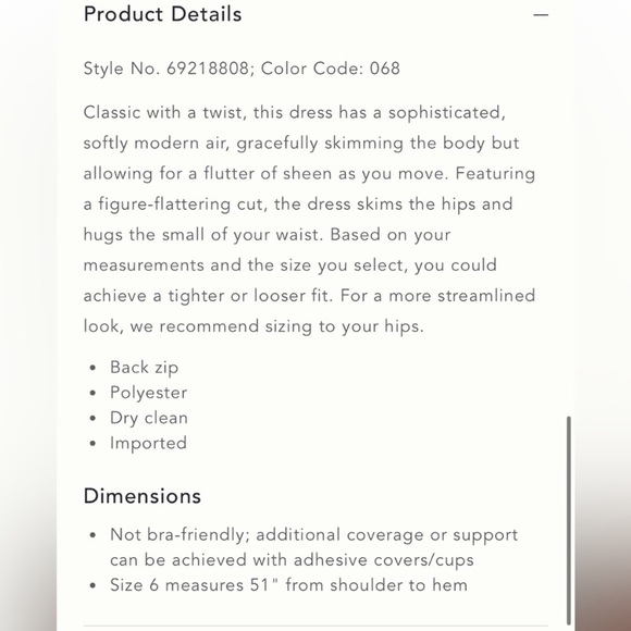 BHLDN silk charmeuse slip dress - Picture 5 of 6